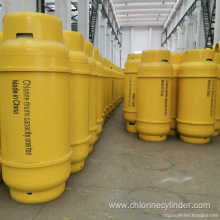 Different sizes empty liquid chlorine cylinders